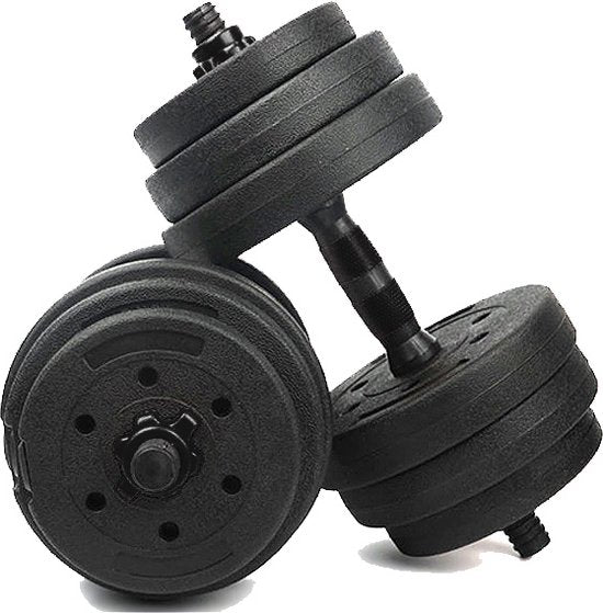 Fitby Dumbbells 20 KG - Dumbbell - Gewichten Set - Verstelbare Dumbells - Halterset - Dumbbell Set