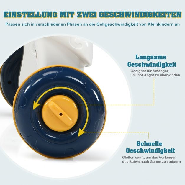 Coast 3-in-1 Loopauto - Zitwagen Met Licht en Muziek - 56 x 46 x 46 cm