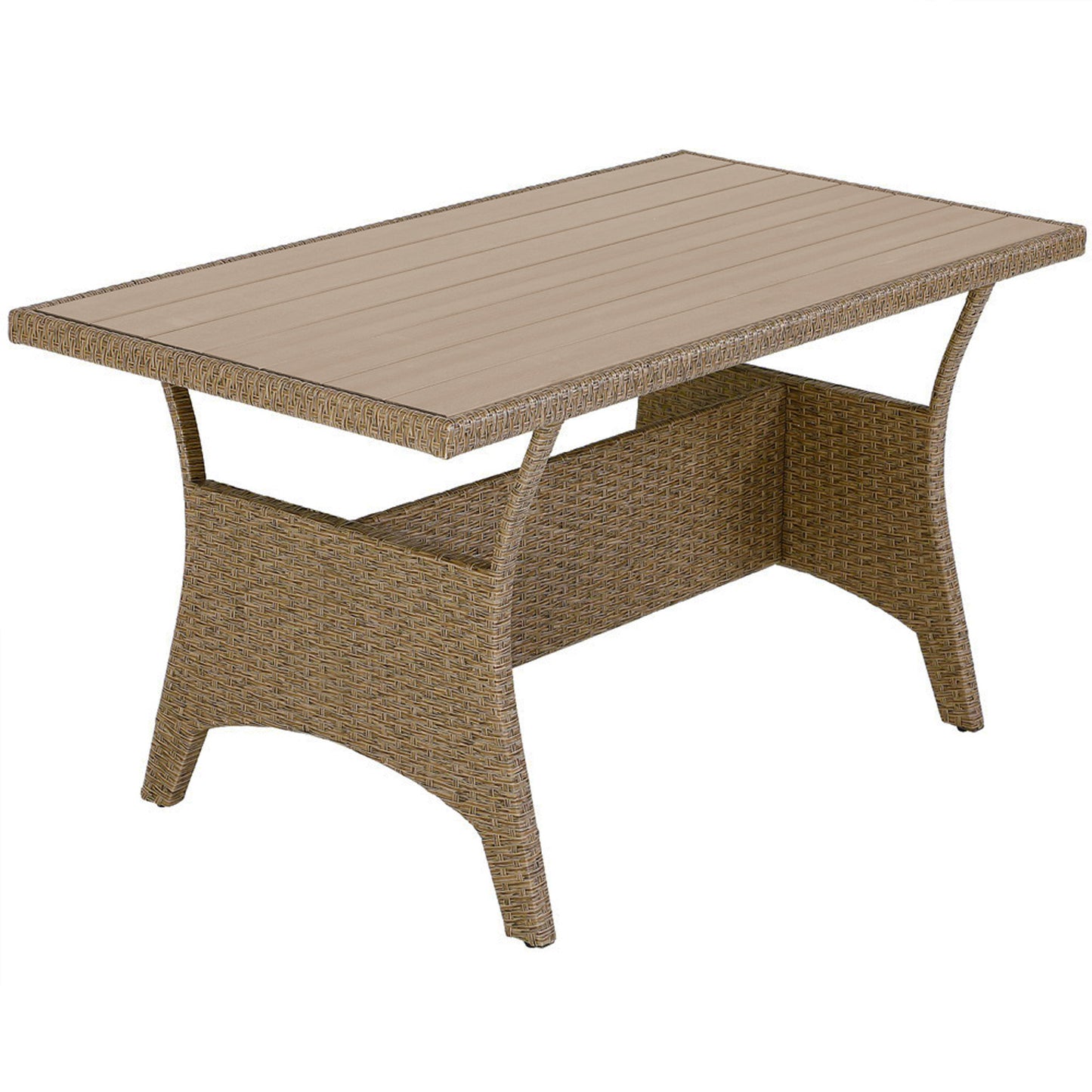 Casaria Loungeset 16-delig Grijs/Beige Kunststof