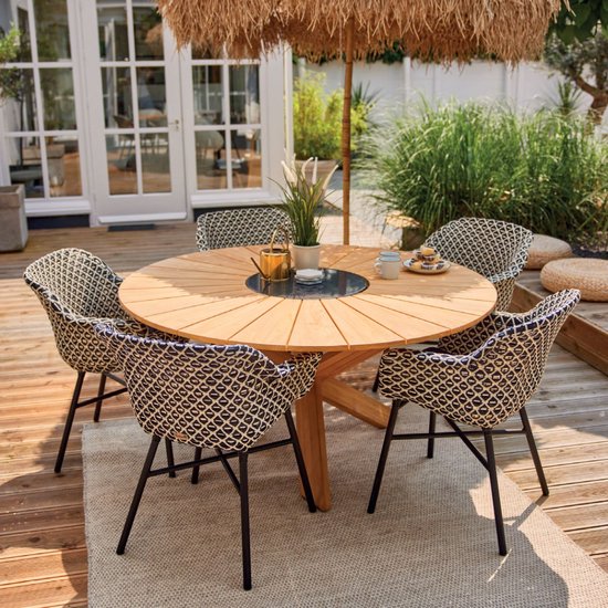 Hartman Provence Ronde Tuintafel 150 Cm - Natural Teak
