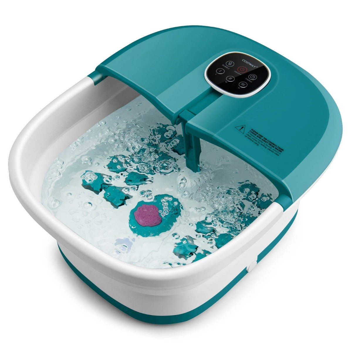 Coast Masssage voetenbad - Opvouwbaar - Elektrisch - 500W - tot 45°C - Met afstandsbediening