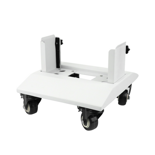 ATP Optimum vloerstandaard met wieltjes voor roodlichttherapie – mobiel en stabiel – wit – 60 × 60 × 180 cm