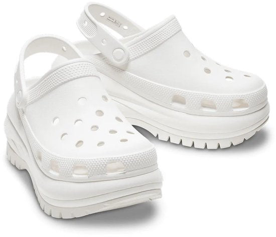 Crocs Classic Mega Crush Clogs Wit EU 39-40 Man