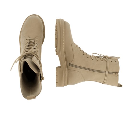 Bullboxer - Laars - Dames - Beige/Taupe - 40 - Laarzen
