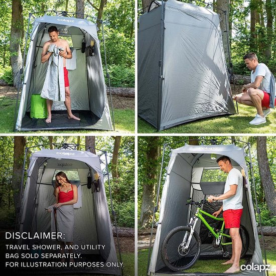 Colapz - Luxe Pop Up Tent – Premium Kwaliteit Camping Tent - Makkelijk in Gebruik - Douchetent