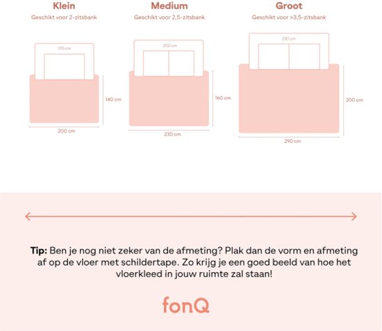 by fonQ Fluffy Vloerkleed - Ivoor - Rechthoekig - 200 x 300 cm