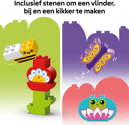 LEGO DUPLO Stad Creatieve bloementuin Educatief Montessori Speelgoed voor Peuters 10444