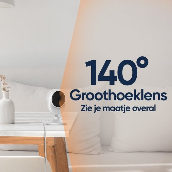 1080p Huisdiercamera met App - Hondencamera - Huisdier Camera - Pet Camera Wifi Binnen- voor Hond / Katten / Dieren