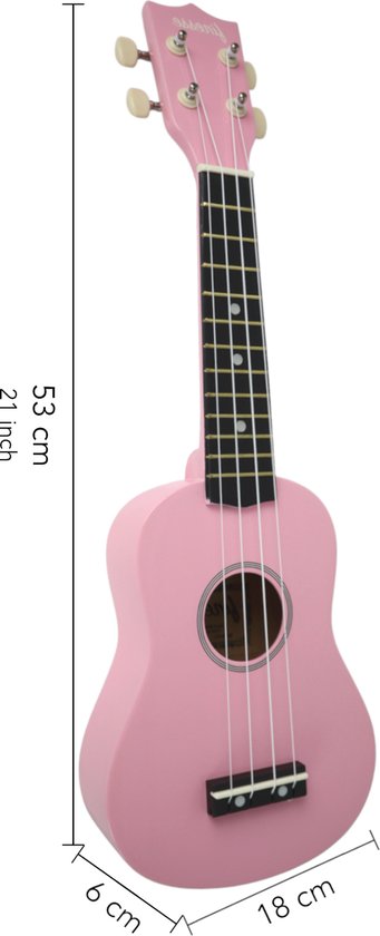 Finesse® Kahului Edition Ukulele 21" – Kindergitaar Meisje & Jongen – Speelgoed gitaar – Ukelele