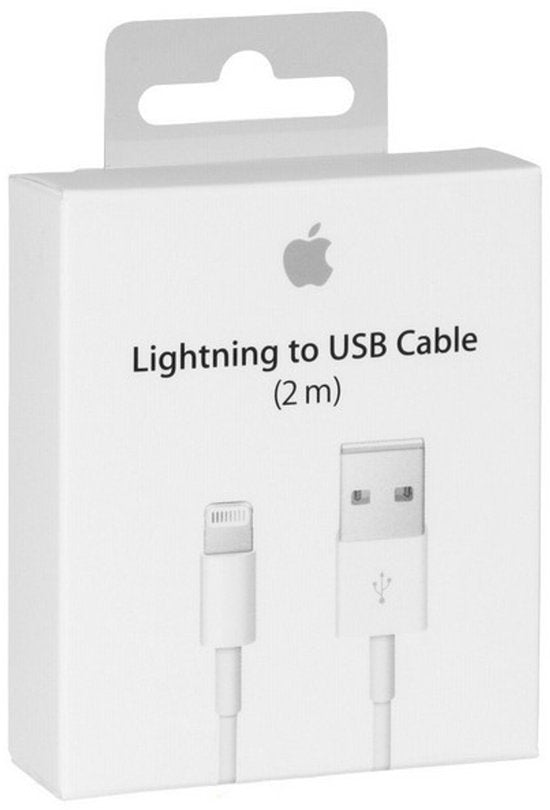 Apple - Lightning Oplaadkabel - USB‑A naar Lightning - 12W - 2m - Wit