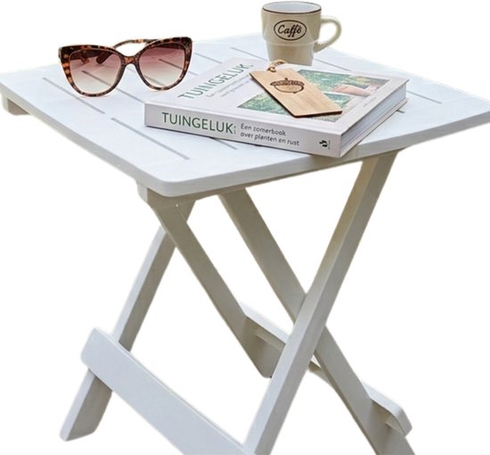 Pro Garden Klaptafel - Wit - 45x43x50cm