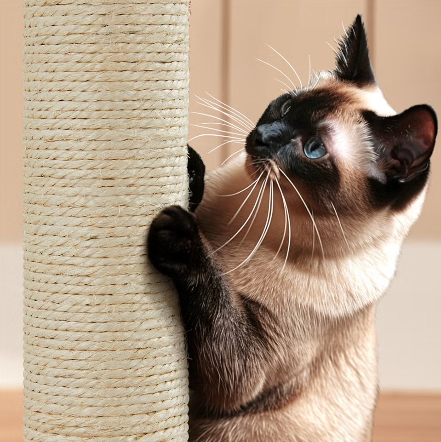 Yaheetech Krabpaal - 3 Uitkijkplatforms - 2 Kattenholletjes - 49 x 49 x 139 cm - Donkergrijs