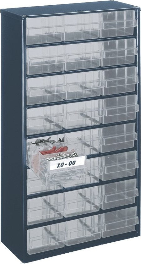 Raaco - Metalen ladekast - 24 lades