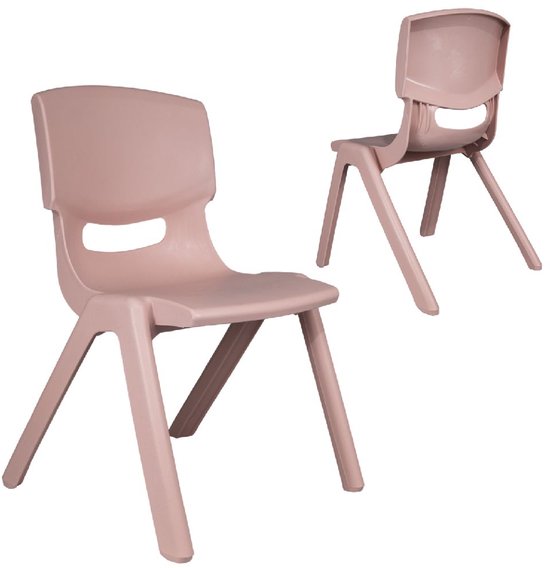 Kinderstoeltje Plastic Pastel Roze