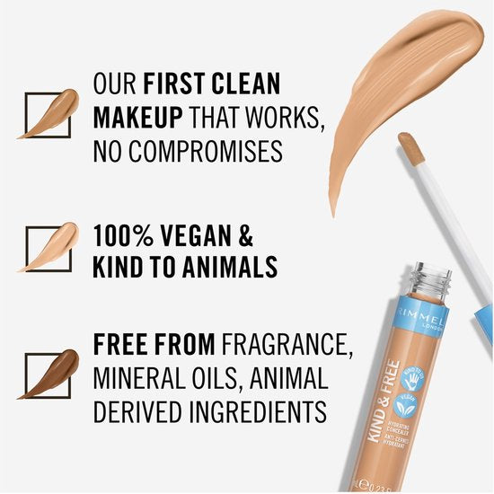Rimmel London KIND & FREE Vegan Concealer - 010 Fair