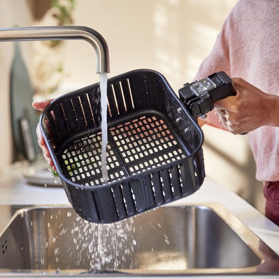 Inventum GF500HLD Airfryer XL - 5L - 8 programma's - 80-200 °C - Tot 5 personen - Zilver/Zwart