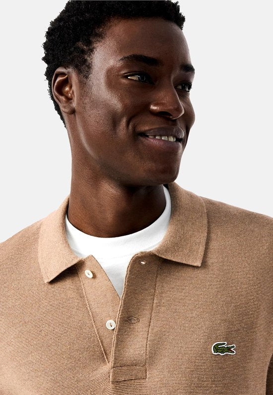 Lacoste - Trui - Lacoste - Herentrui - Maat M - Bruin