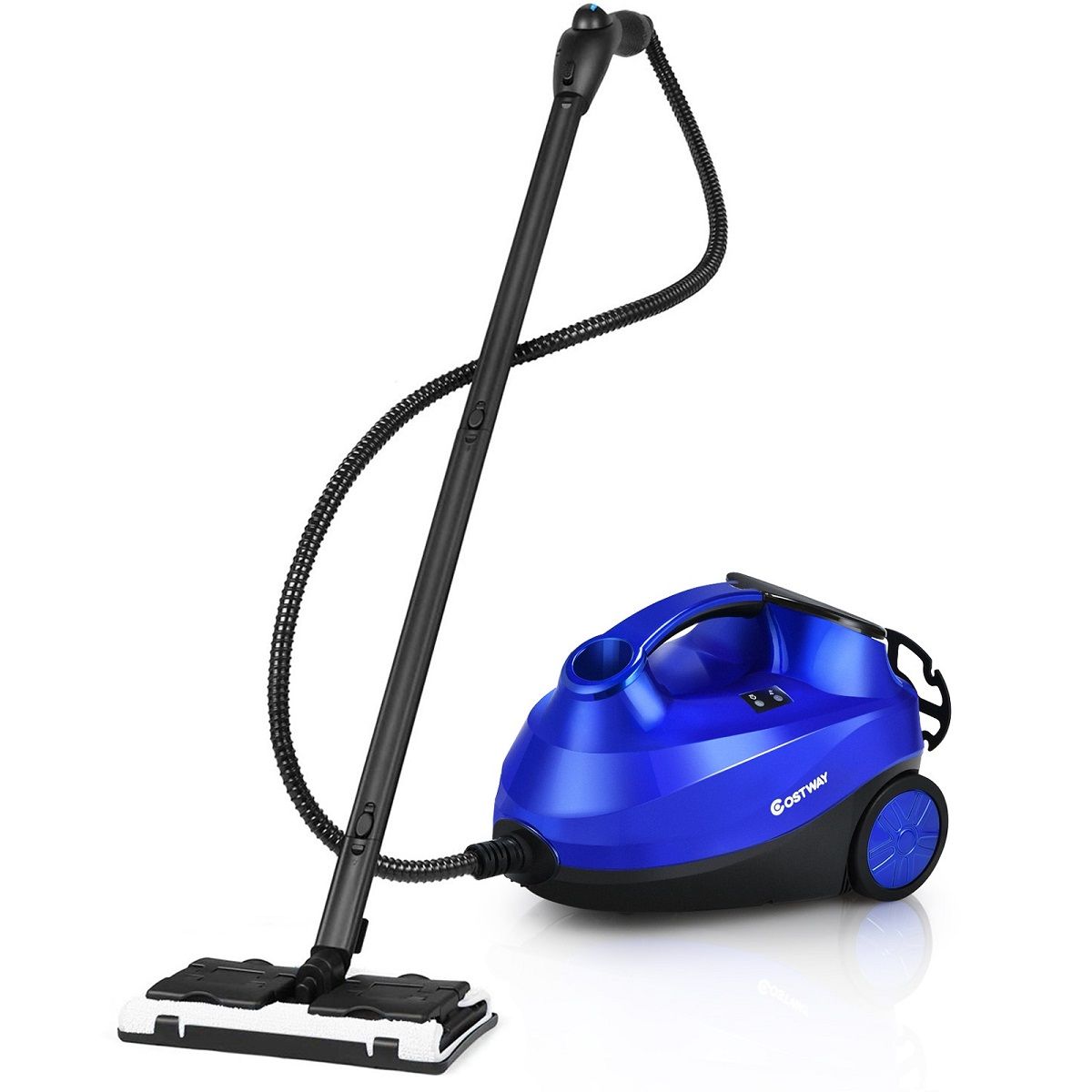 Coast Stoomreiniger - 19 accessoires - 2000W - grote tank - blauw