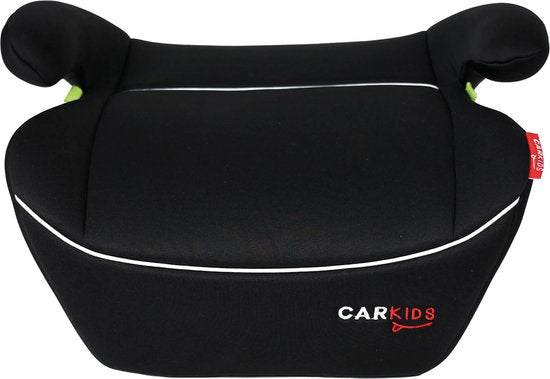 Carkids I-Size Zitverhoger Alex - Voldoet aan I-Size R-129 Norm - Voor Kinderen van 125-150cm – Afneembare & wasbare hoes - Flexibele installatie – Zwart/Wit