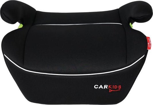 Carkids I-Size Zitverhoger Alex - Voldoet aan I-Size R-129 Norm - Voor Kinderen van 125-150cm – Afneembare & wasbare hoes - Flexibele installatie – Zwart/Wit