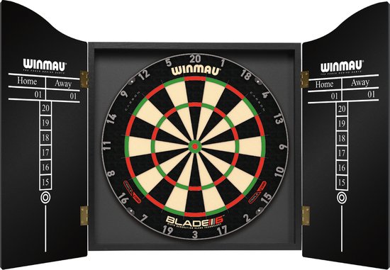 Dartkabinet Winmau zwart
