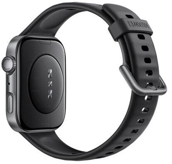 HUAWEI WATCH FIT 4 - Zwart Fluorelastomeer Horlogeband - Ultra slank design | Geavanceerde sportmodi | Tot 10 dagen batterijduur | Compatibel met iOS en Android