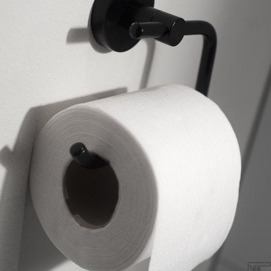 Haceka Kosmos - Toiletrolhouder - Mat zwart