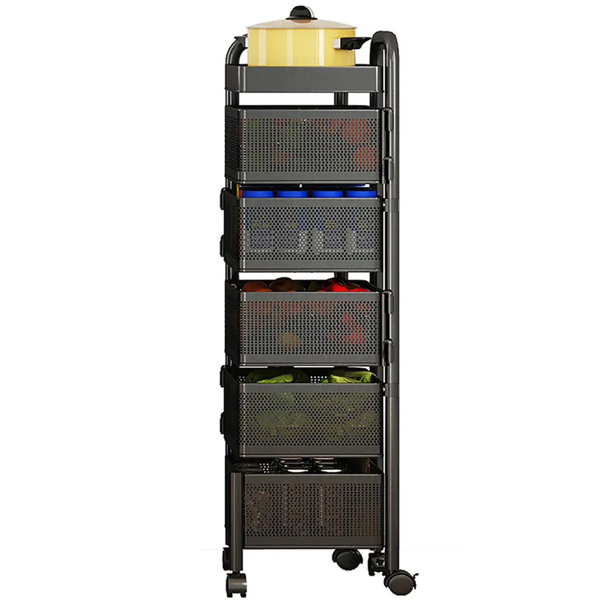 Maxcook MCWA253 Draaibaar Keukenrek - 6 Lagen
