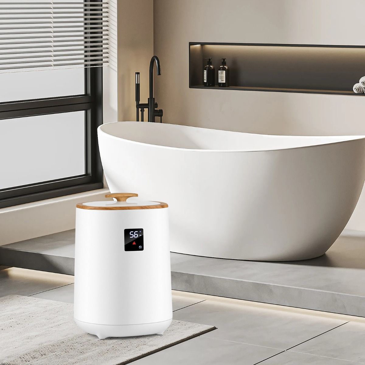 Coast Handdoekverwarmer Emmer - Snelle verwarming - 18 liter capaciteit - Wit