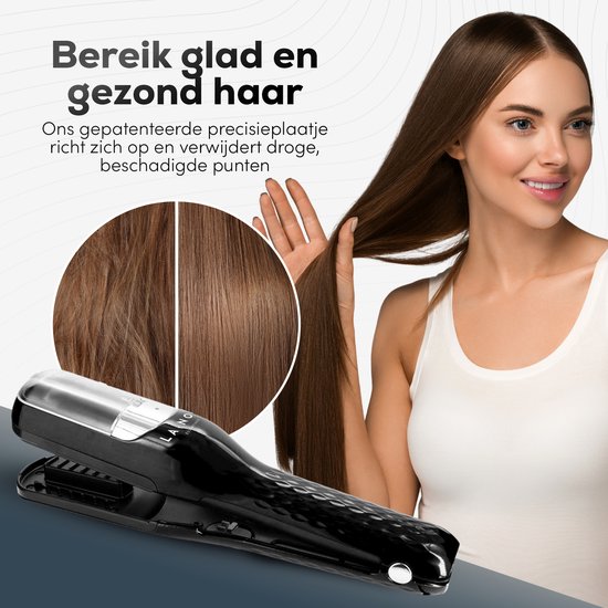 La Nou Split Ender – Verwijdert Gespleten Haarpunten – Draadloos – Inclusief Accessoires