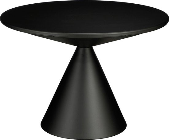 Mica Decorations Royale Bijzettafel - H42 x Ø60 cm - Metaal - Zwart