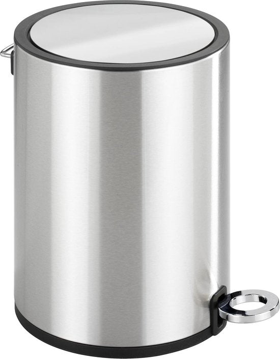 Pedaalemmer RVS glans 3 l ,easy close. Afvalbak,prullenbak