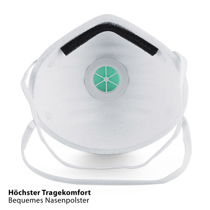 Heldenwerk Stofmaskers FFP1 NR – Set van 5 – Ademmasker met Ventiel – Comfortabel en Veilig