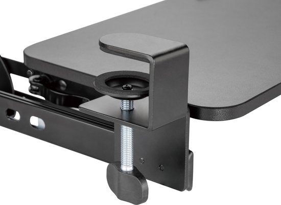 Toetsenbord lade onder bureau - toetsenbord houder - toetsenbordlade - keyboard tray - ergonomisch zithouding - hoogte verstelbaar en uitschuifbaar