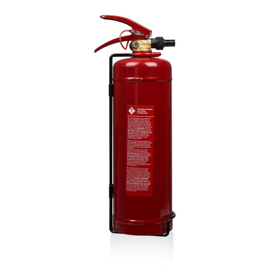 Smartwares 10.014.97 Brandblusser - 2 Liter - Schuim - Inclusief ophangbeugel - Brandklasse AB - BSI Gecertificeerd