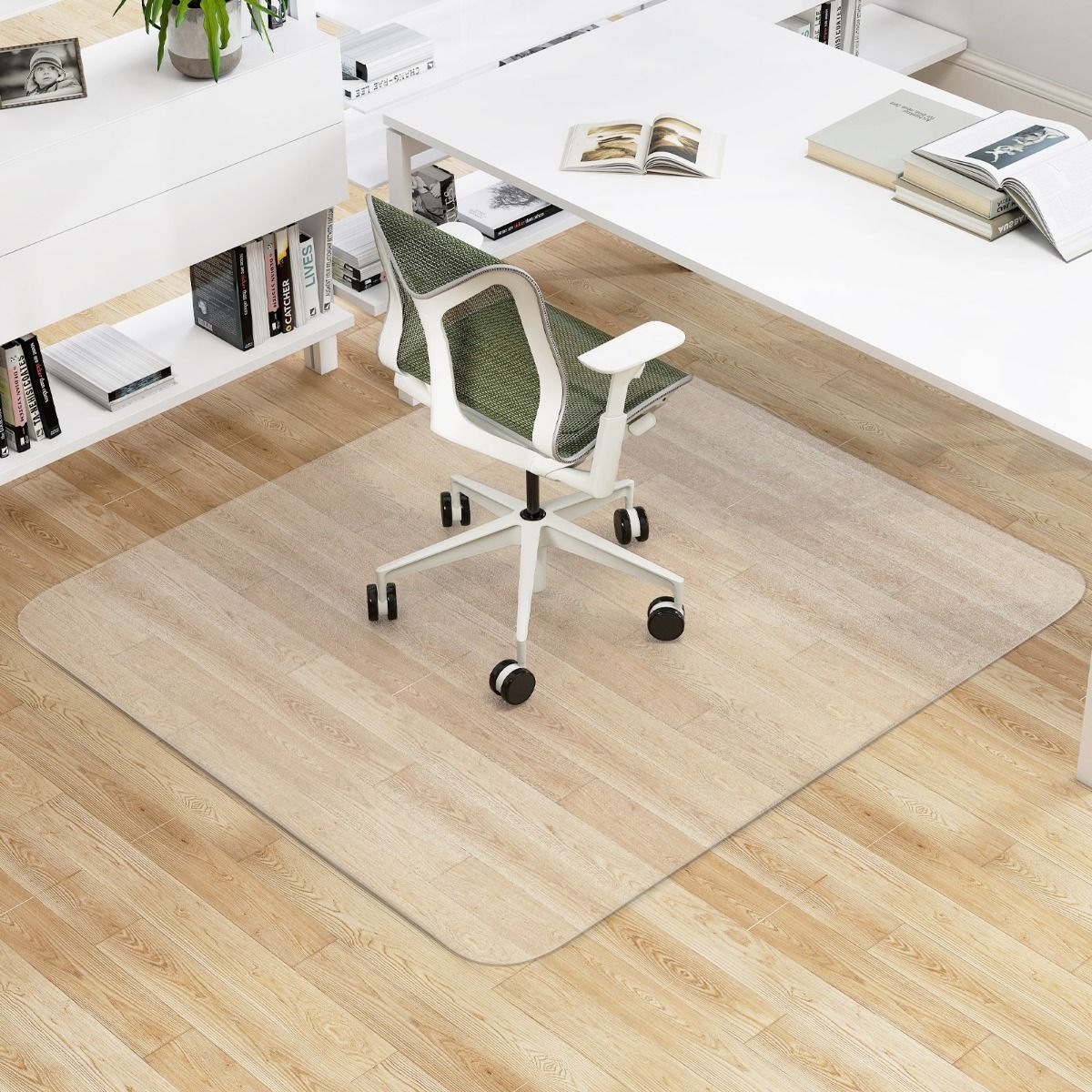 Coast Bureaustoelmat - Transparant PVC - Antislip - 180 x 160 cm