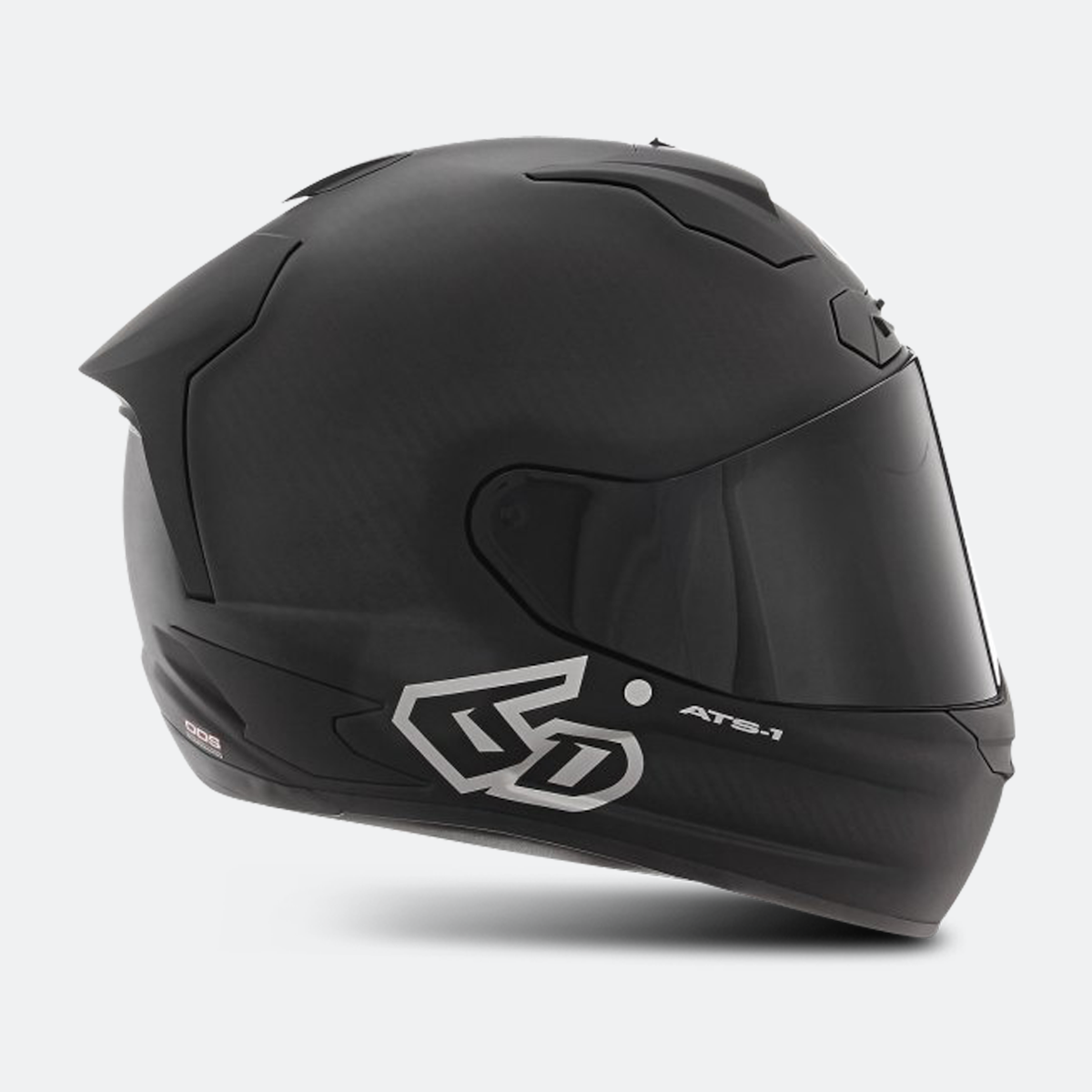 6D Helmet ATS-1R Solid M - Veiligheid - Lichtgewicht - Gloss Black