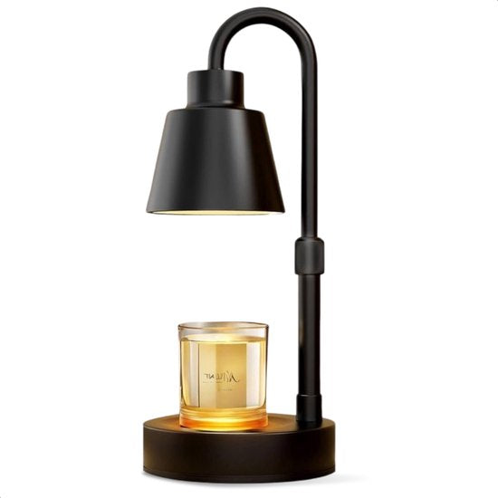 Kaars verwarmer - Zwart - Tafellamp - Geurbrander - Oliebrander - Candle Warmer Lamp - Kaars Verwarmer - Wax Warmer - Sfeerlamp - Zwart