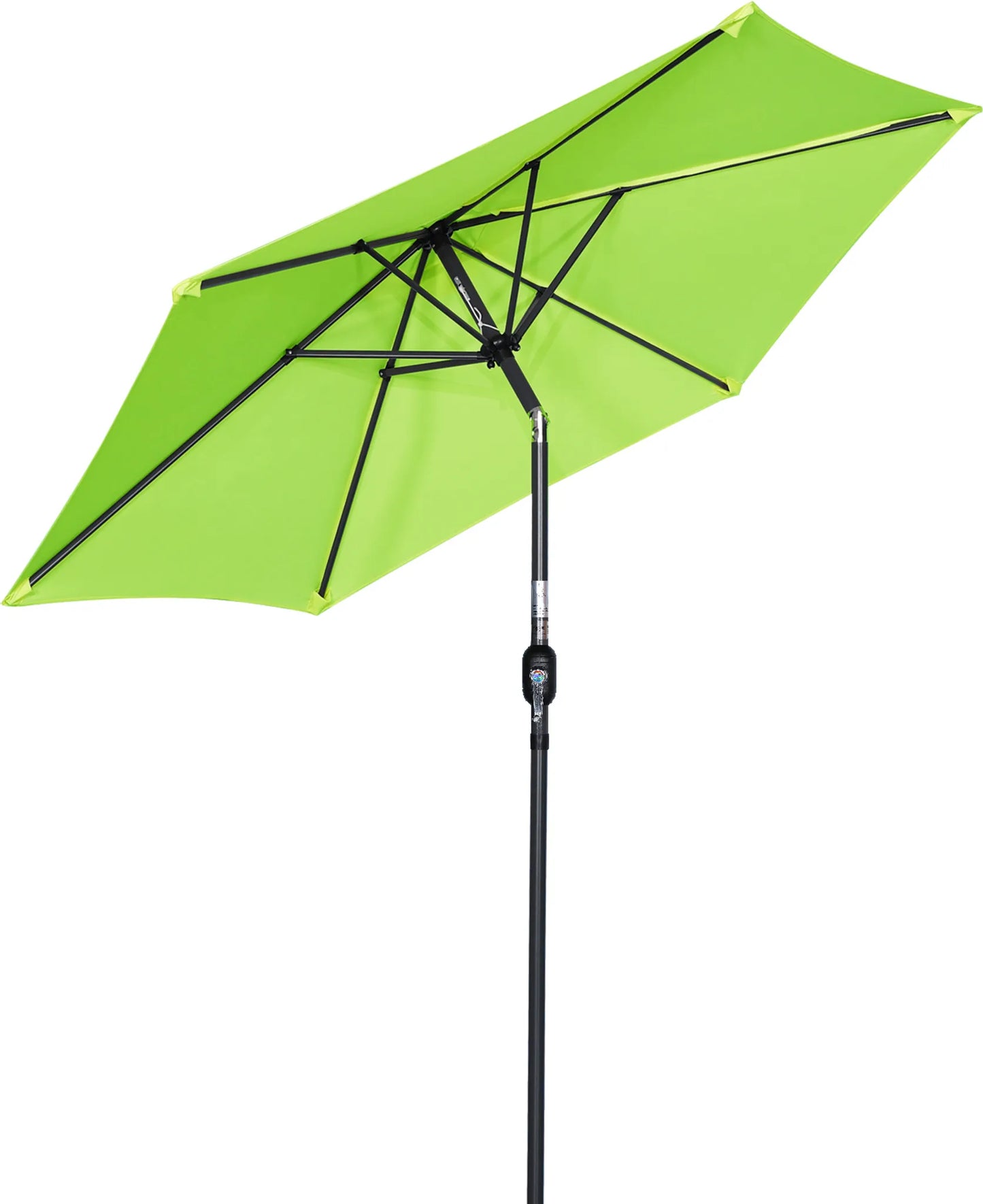 Angel Living parasol 300 cm - rond - Groen - aluminium frame - polyester doek 180 g/m2 - UV50+