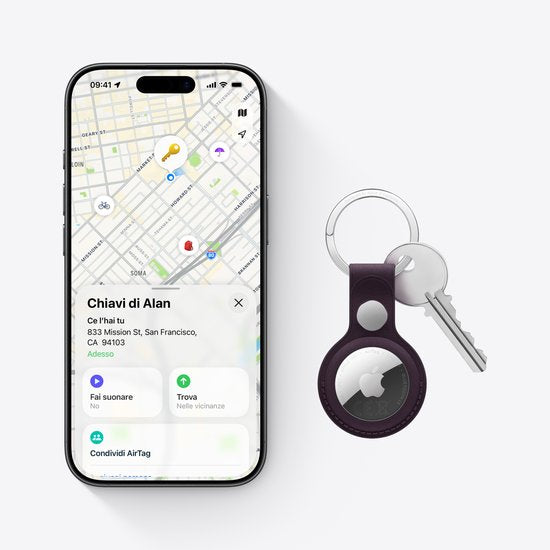 Apple AirTag - 2e generatie (2026) - 1 stuk