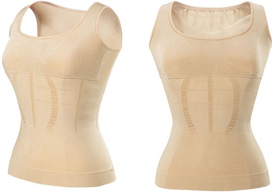 Milanoro - Figuurcorrigerend ondershirt voor dames - Zwart - L