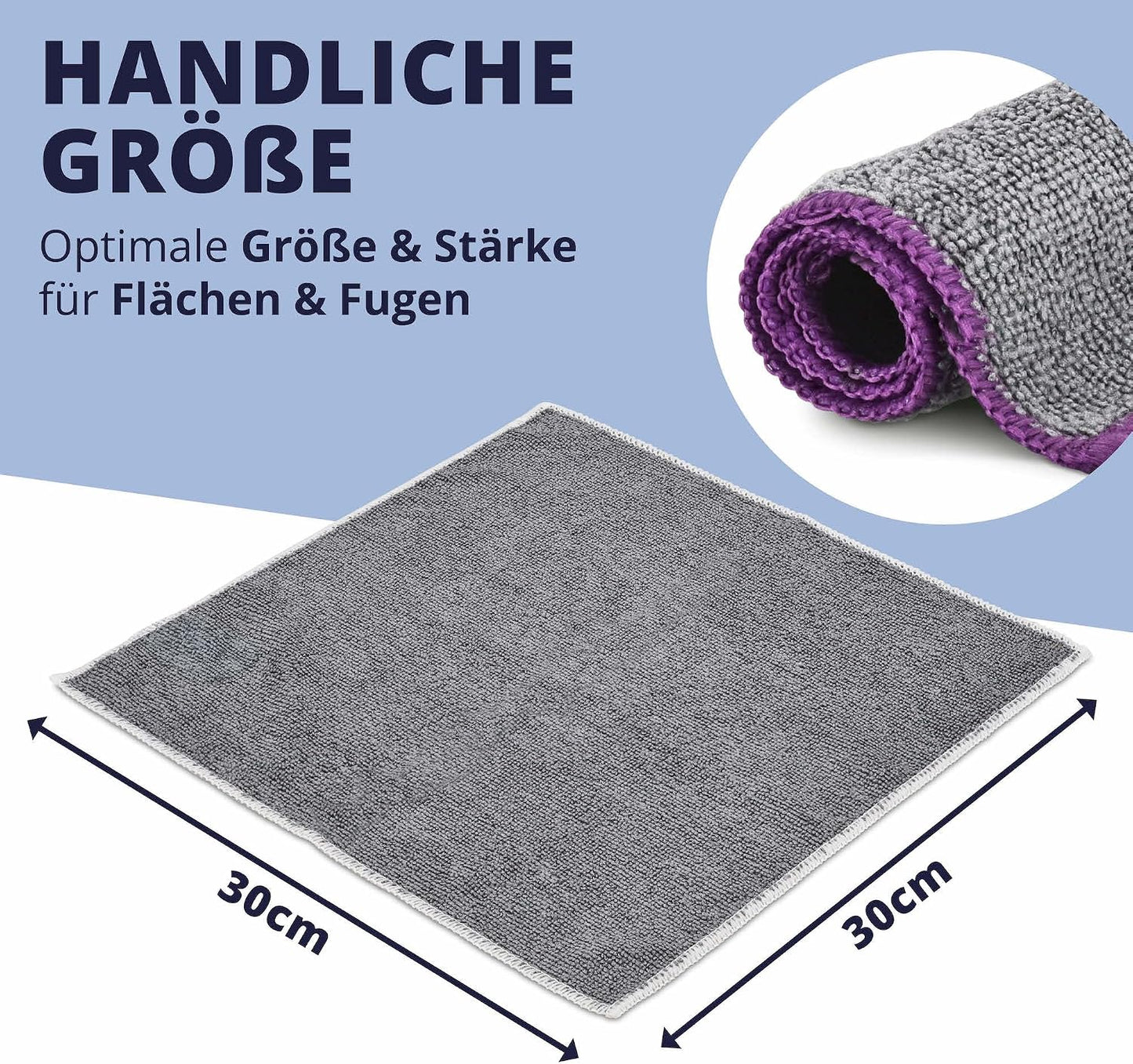 LICARGO Microvezeldoeken Auto - 30 x 30 cm - 220 g/m² - Set van 6