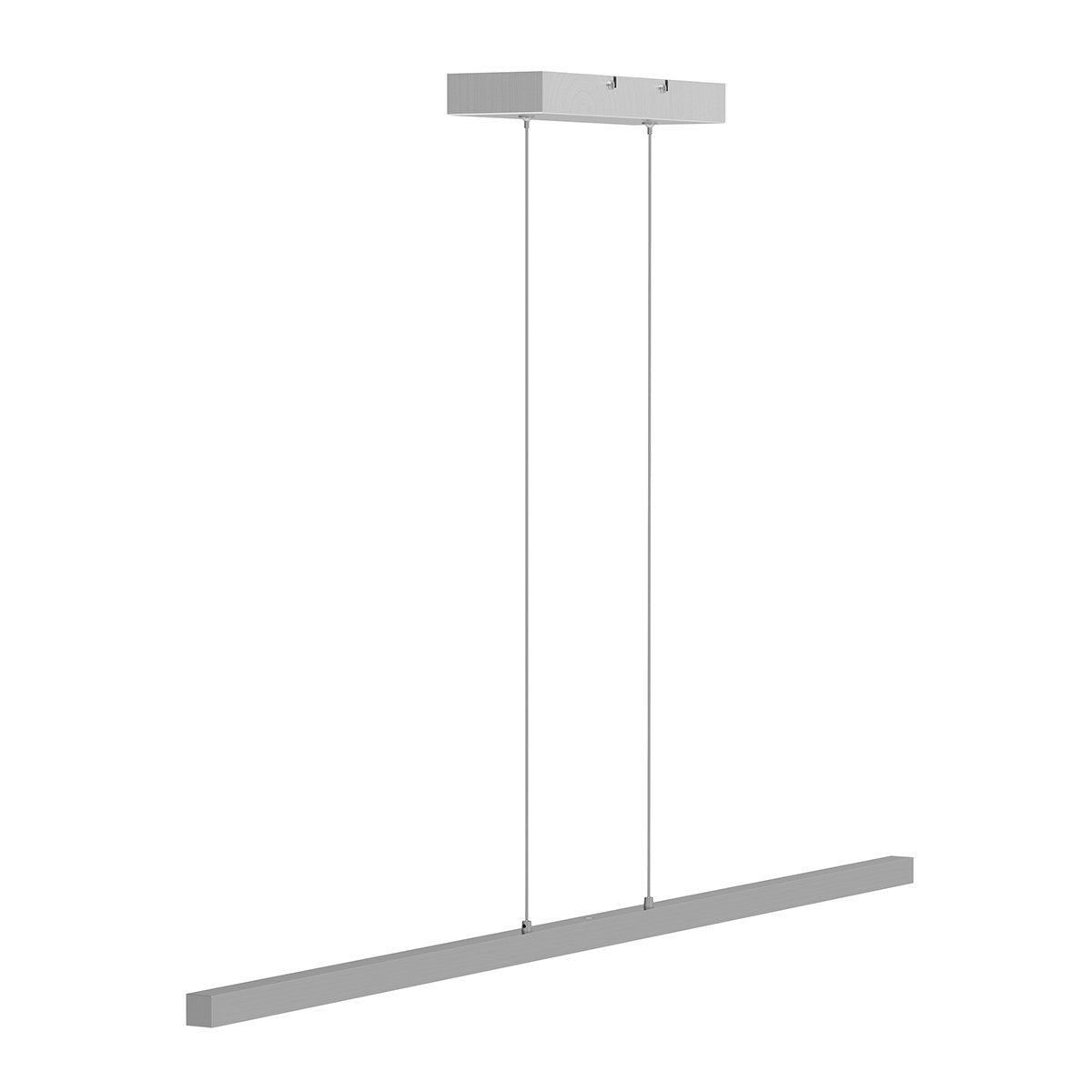 Minimalistische stalen hanglamp Danske 2745ST - 114 cm, uitschuifbaar, in hoogte verstelbaar - Mexlite