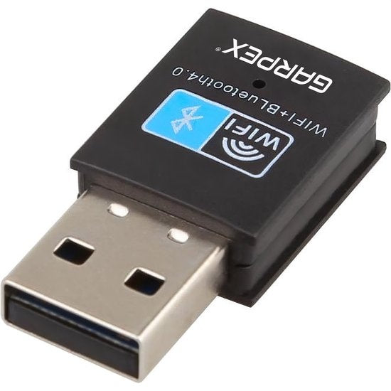 Garpex® Draadloze USB WiFi Bluetooth Adapter - Draadloze Dongle USB2.0 WiFi BT4.0 Adapter