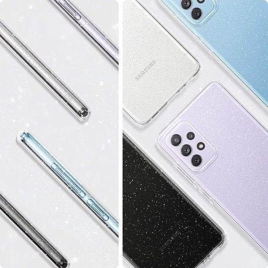 Spigen - Liquid Crystal Samsung Galaxy A72 Hoesje - Glitter/Transparant