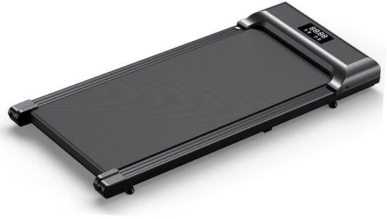 Fitby Loopband - Walking Pad - Wandelband - 1-8km/u - LED scherm - Zwart