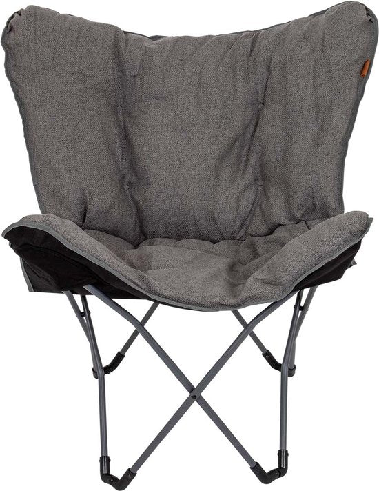 Bo-Camp - Urban Outdoor - Vlinderstoel - Grainger - L - Nika - Grijs