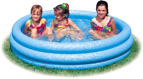 Intex Crystal Blue Opblaaszwembad - Ø 168 x 38 cm