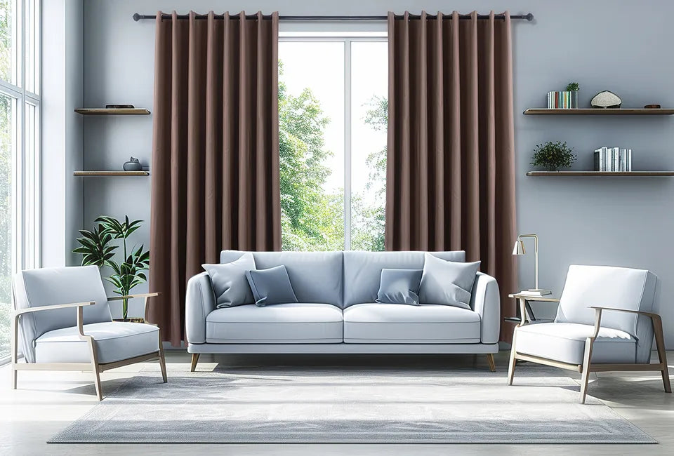 Home&Comfort Verduisterend Gordijn 150 x 260 cm - Met Haakjes - Taupe