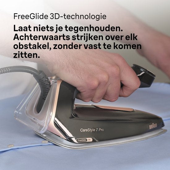Braun CareStyle 7 Pro IS7286BK - Stoomgenerator - Automatische Instellingen - Halveert Strijktijd - Zwart